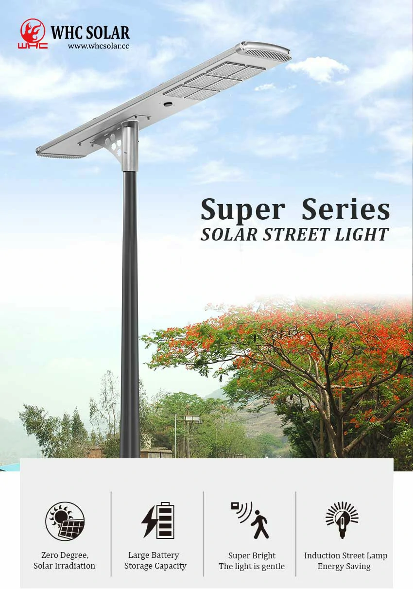 solar panel street light